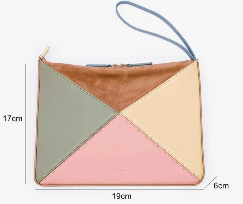 Bolsa de Mão Retrô Triangular