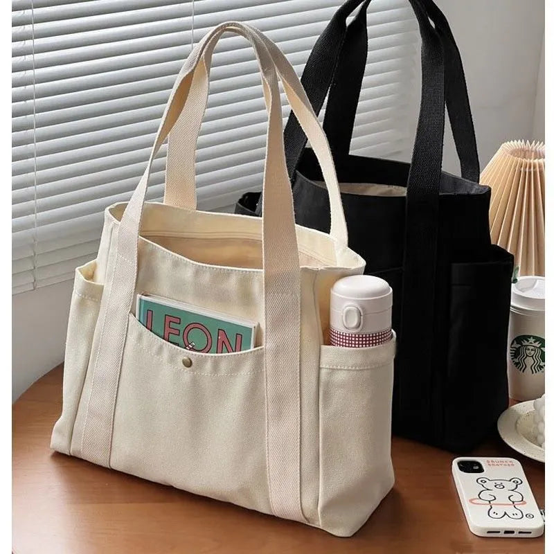 Bolsa Tote Canvas Algodão Valeria