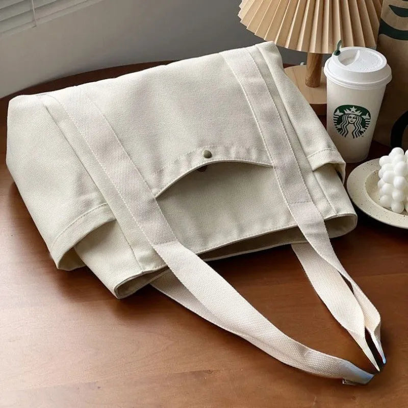 Bolsa Tote Canvas Algodão Valeria